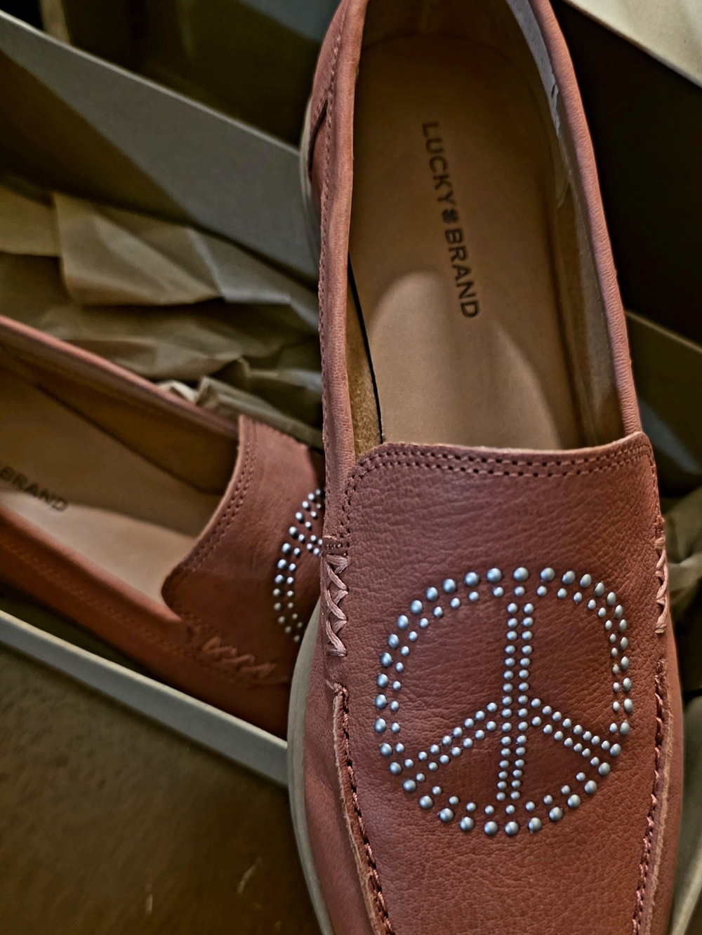 Lucky Brand Rancho Red Inferno Women's Flats
